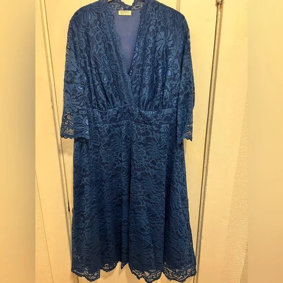 maxi blue and white dress White And Blue Striped Maxi Dress S